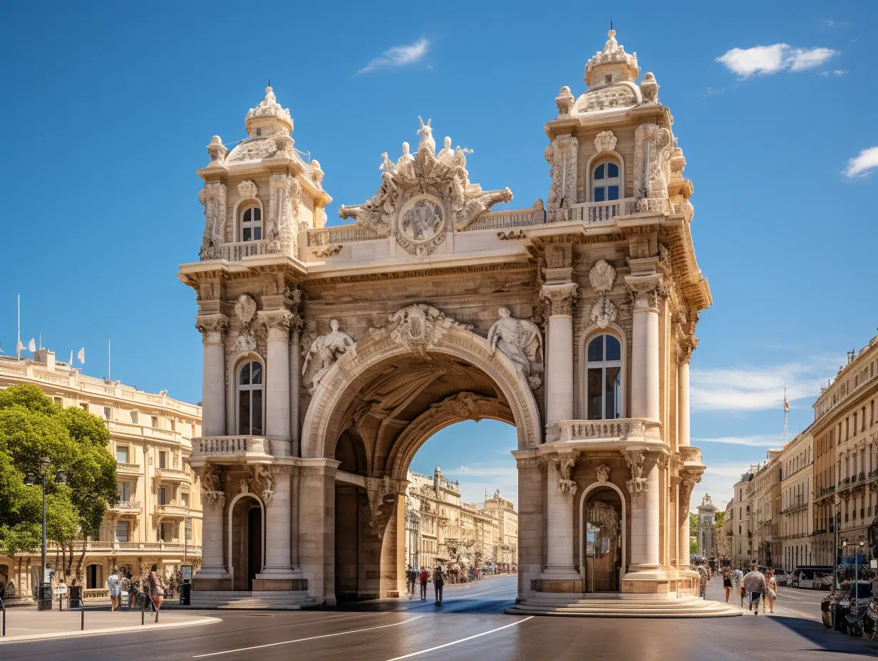 Découverte de la Porte du Peyrou à Montpellier : histoire et visite