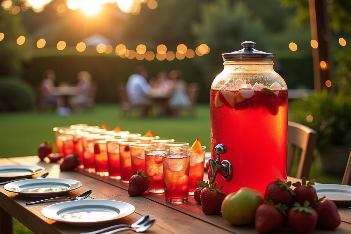 cocktail festif