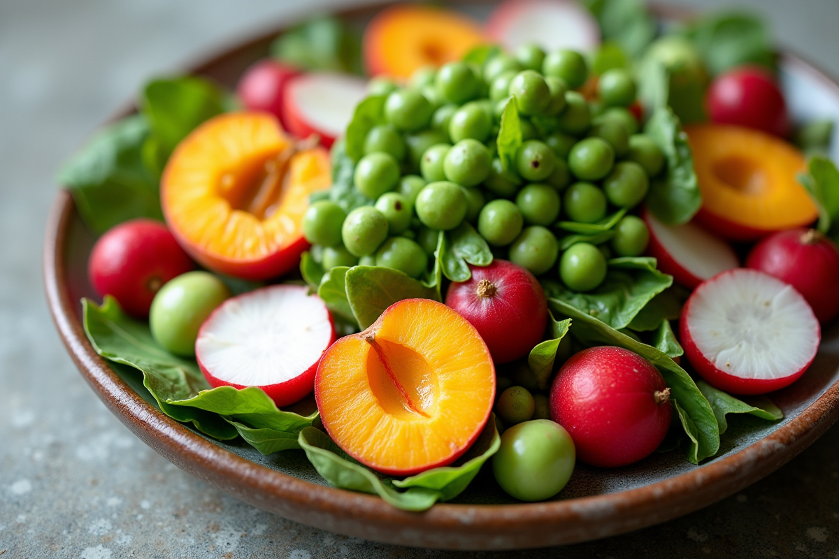 Assiette de salade d